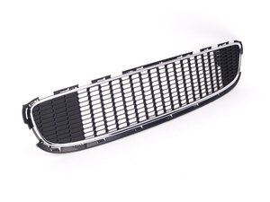 ES#515003 - 51112755465 - Bumper Lower Grille Black With Chrome - Chrome Line exterior add on - Genuine MINI - MINI