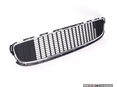 ES#515003 - 51112755465 - Bumper Lower Grille Black With Chrome - Chrome Line exterior add on - Genuine MINI - MINI
