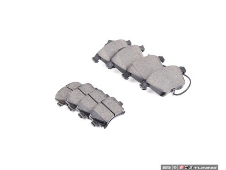 ES#2637070 - 8E0698151GKT1 - Front & Rear Semi-Metallic Brake Pad Set - Semi-metallic brake pad kit to restore your stopping power in all four corners! - Vaico - Audi