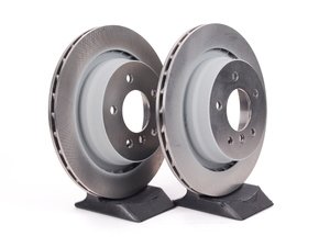 ES#259941 - 34212227177KT - Rear Brake Rotors - Pair (312X20) - Left and right rear vented brake rotors - Genuine BMW - BMW