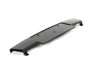 ES#258506 - 8K0807285T94 - License Plate Bracket - Glossy Black - Add a license plate bracket to the front of your B8 - Genuine Volkswagen Audi - Audi