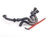 ES#2627438 - 1J0121156AT - Heater Hose - 4-way heater hose with quick coupling piece & attachment for bracket, connects to heater core - Rein - Audi Volkswagen