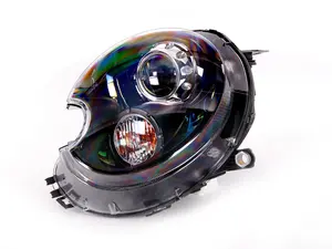 Bi-Xenon Black Headlight Assembly - Left