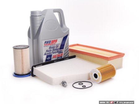 ES#2635429 - B7TDI40KKT5 - ECS Tuning 40k Service Kit - Kit including oil and all the required filters to keep your TDI running efficiently - Assembled By ECS - Volkswagen