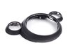 ES#2628552 - 51459810001 - Center Trim Ring - Chrome / Piano Black - Located around the center insterment cluster - Genuine MINI - MINI