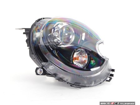 ES#1929977 - 63127270028 - Bi-Xenon Black Headlight Assembly - Right - Replace your cracked or broken headlight housing : Only with control unit 63 12 7 255 724 - Genuine MINI - MINI