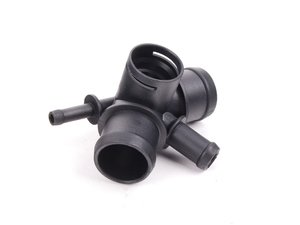 ES#2597925 - 1J0121087A - Water Distribution Pipe - Plastic 3-way oulet at lower radiator hose - URO - Audi Volkswagen