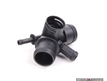 ES#2597925 - 1J0121087A - Water Distribution Pipe - Plastic 3-way oulet at lower radiator hose - URO - Audi Volkswagen