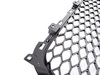 ES#2627563 - YT601215PHC -  RS4 Mesh Style Grille - Black With Chrome Frame - Add the sleek look of an RS4 to your front end with this mesh grille. - ECS - Audi