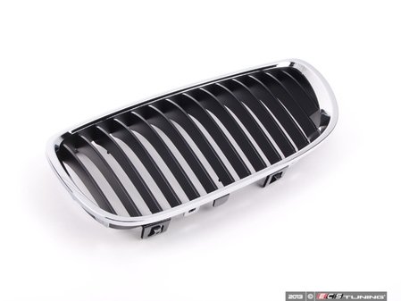 ES#78219 - 51137157275 - Kidney Grille - Left - Trimmed in chrome with black center - Genuine BMW - BMW
