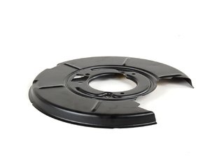 ES#60108 - 34211158992 - Rear Brake Dust Shield - Right - Located behind the brake disc, protects seals from the elements and brake dust - Genuine BMW - BMW