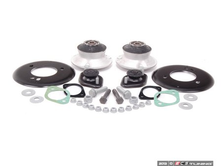 ES#2593737 - 33521092362KT - Cup Kit/Coilover Installation Kit - Without Spring Pads - Everything you need to install coilovers, shocks/struts, or a cup kit on your BMW including HD rear shock mounts with reinforcement plates - Assembled By ECS - BMW