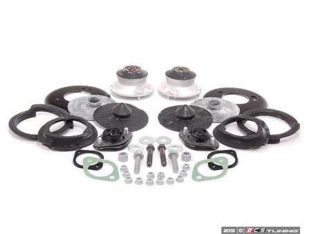 ES#2642811 - 51717036781KTV - Cup Kit/Coilover Installation Kit - With Spring Pads - Everything you need to install coilovers, shocks/struts, or a cup kit on your BMW including HD rear shock mounts - Assembled By ECS - BMW
