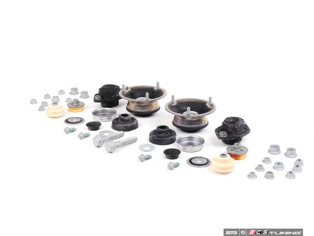 ES#2622813 - 31306775098KT1 - Cup Kit/Coilover Installation Kit - Everything you need to install coilovers, shocks/struts, or a cup kit on your BMW - Assembled By ECS - BMW