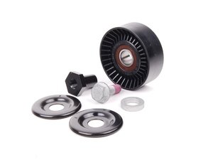 ES#1497596 - 99710211700 - Belt Tensioner Roller With Protection Cap - Priced Each - Located on the front of the engine between the alternator pulley and the upper deflection pulley - Genuine Porsche - Porsche