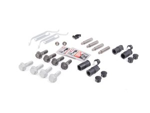 ES#2587167 - 34112227670INKT - Front Pad And Rotor Installation Kit - Includes everything to install new front brakes including guide bolts and bushings - Assembled By ECS - BMW