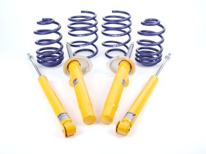ES#2588148 - E46CUPKT - Performance Suspension Cup Kit - Race - For sedan and coupe models only, featuring Koni Yellow shocks with H&R Springs - Assembled By ECS - BMW