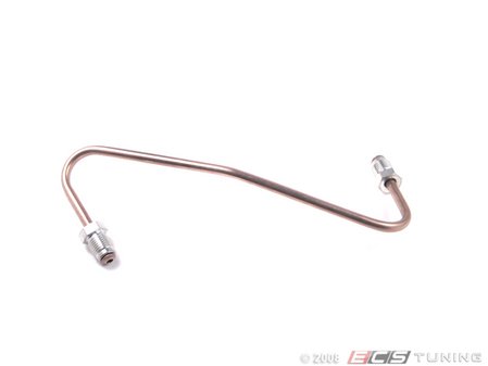 ES#372031 - 4B3611721C - Front Brake Line - Left - (NO LONGER AVAILABLE) - Hard line that connects the front brake hose to the left caliper - Genuine Volkswagen Audi - 