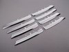 ES#6605 - 1KM898653 - Chrome Insert Kit - Repair/Replacement chrome inserts for slotted grilles - Genuine Volkswagen Audi - Volkswagen