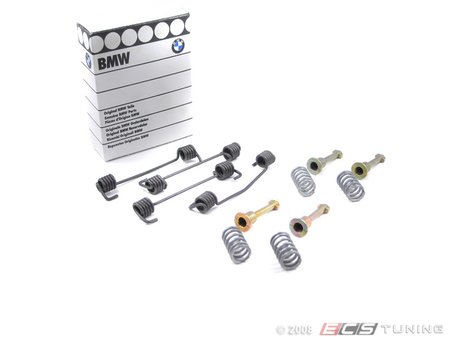 ES#62530 - 34419064266 - E30 Parking Brake Spring Repair Kit  - (NO LONGER AVAILABLE) - Includes all new springs for the parking brake system - Genuine BMW - 