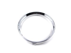 ES#81949 - 51162756172 - Trim Ring For Rear Cup Holder - Chrome - Snaps into the top of the cup holder - Genuine MINI - MINI