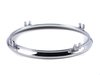 ES#81949 - 51162756172 - Trim Ring For Rear Cup Holder - Chrome - Snaps into the top of the cup holder - Genuine MINI - MINI