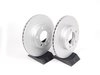 ES#2602967 - 34351164371CPKT - Front Brake Service Kit - Featuring Meyle coated rotors and ECS DD23 ceramic brake pads. - Assembled By ECS - BMW