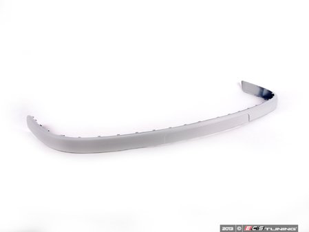 ES#2576446 - 1J5807719AGRU - Smooth Front Bumper Rub Strip - (NO LONGER AVAILABLE) - Does not have sidemarker light holes, does not come painted, comes primed - Genuine Volkswagen Audi - 