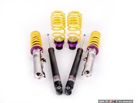 ES#2102298 - 10210005 - KW V1 Series Coilover Kit - Fixed Dampening - Variant 1 coilovers offer the best balance between sporty driving and comfort - KW Suspension - Audi Volkswagen