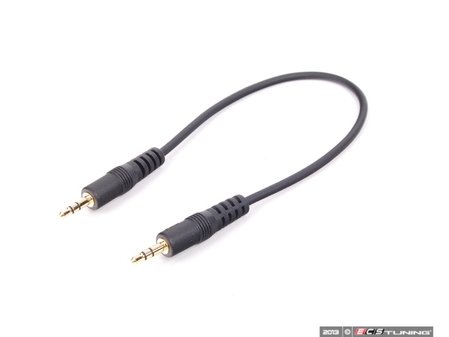 ES#2745290 - 61122336509 - Auxiliary Connection Cable - .3 Meter - For vehicles with a 3.5 mm female aux socket - Genuine MINI - MINI