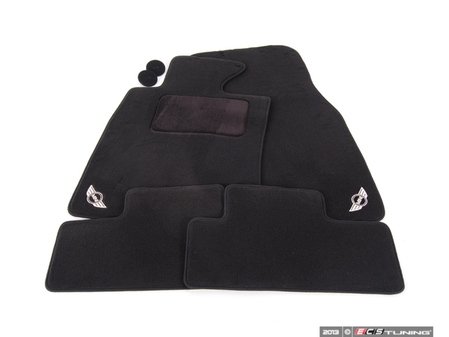 ES#1834327 - 82110037584 - MINI Emblem Logo - Black - Floor Mat Carpet Set (Front & Rear) - Priced As Set - (NO LONGER AVAILABLE) - Replace or upgrade to factory MINI carpets - Genuine MINI - 