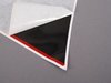 ES#2136591 - 51147276281 - Bonnet / Hood Stripe JCW Black / Red - Left - Left side upgraded JCW stripe - Genuine MINI - MINI