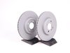 ES#2597550 - 34116858652KT12 - Front Brake Service Kit - Featuring Zimmerman rotors and ECS DD23 Daily Driver ceramic pads - Assembled By ECS - MINI