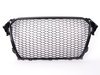 ES#2627562 - YT601215PH -  RS4 Mesh Style Grille - Black With Black Frame - Add a sleek new look to your front end with this black mesh grille. - ECS - Audi