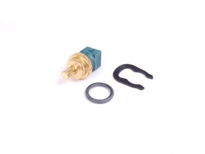 ES#2628656 - 059919501KT2 -  Coolant Temperature Sensor With O-Ring & Clip - 4 Pin - Green sensor with square connector. - Genuine Volkswagen Audi - Audi