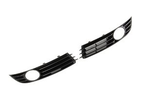 ES#260880 - b6rlnefog - B6 Passat R-Line Bumper Grilles - With Fogs - Replacement grilles from the European R-Line Passat - Genuine European Volkswagen Audi - 