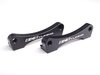 ES#257483 - 1K0698300 - Front Big Brake Kit - Stage 3 - 2-Piece Cross-Drilled & Slotted Rotors (332x32) - Featuring ECS 4-piston brake calipers, caliper brackets, Hawk HPS pads, drilled and slotted semi-floating two-piece rotors, Exact-Fit stainless steel lines and hardware - ECS - Audi Volkswagen