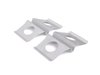 ES#257483 - 1K0698300 - Front Big Brake Kit - Stage 3 - 2-Piece Cross-Drilled & Slotted Rotors (332x32) - Featuring ECS 4-piston brake calipers, caliper brackets, Hawk HPS pads, drilled and slotted semi-floating two-piece rotors, Exact-Fit stainless steel lines and hardware - ECS - Audi Volkswagen