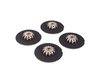 ES#260944 - 1K0698304 - Front Big Brake Kit - Stage 3 - 2-Piece Cross-Drilled & Slotted Rotors (332x32) - (NO LONGER AVAILABLE) - Featuring ECS 4-piston brake calipers, caliper brackets, Hawk HPS pads, drilled and slotted semi-floating two-piece rotors, Exact-Fit stainless steel lines and hardware - ECS - 