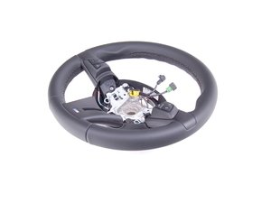 ES#52765 - 32307906780 - M Sport Leather Steering Wheel - With Multifunction Controls - Reuses standard airbag - plug and play! - Genuine BMW - BMW