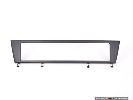 ES#1258494 - 8E0807285AT3FZ - European License Plate Holder - Black - (NO LONGER AVAILABLE) - Allows for clean mounting of a Euro plate - Genuine European Volkswagen Audi - 