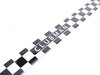 ES#120882 - 51470433214 - Checkered Door Entry Strip - Right - (NO LONGER AVAILABLE) - Door sill strip with checkered pattern and " Clubman" center - Genuine MINI - 