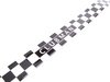 ES#120883 - 51470433215 - Checkered Door Entry Strip - Left - (NO LONGER AVAILABLE) - Door sill strip with checkered pattern and " Clubman" center - Genuine MINI - 
