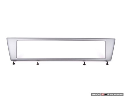 ES#1258493 - 8E0807285AT1RR - European License Plate Holder - Platinum Grey - Allows for clean mounting of a Euro plate - Genuine European Volkswagen Audi - Audi