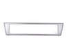 ES#1258493 - 8E0807285AT1RR - European License Plate Holder - Platinum Grey - Allows for clean mounting of a Euro plate - Genuine European Volkswagen Audi - Audi