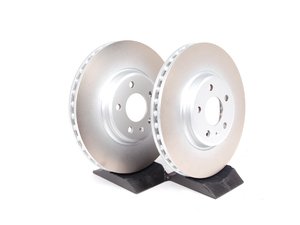 ES#12105 - 8K0998301Akt - Front Brake Rotors - Pair (320x30) - Restore your stopping power - Genuine Volkswagen Audi - Audi