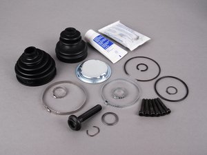 ES#2587728 - 441498203AKT4 - Front CV Joint Refresh Kit - Priced Each - Includes both inner & outer boots with hardware - Services one axle - Assembled By ECS - Audi