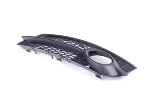 ES#448285 - 8J080768101C - Fog Light Grille - Left - Satin Black - Restore the clean look of your exterior - Genuine Volkswagen Audi - Audi