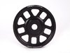 ES#2536 - VR612VCPKIT - ECS Super-Lightweight Crank Pulley - Black - Includes 13oz super-lightweight crank pulley, key way & securing bolt - ECS - Volkswagen