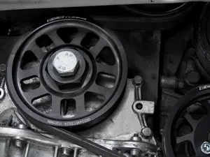 ECS Super-Lightweight Crank Pulley - Black